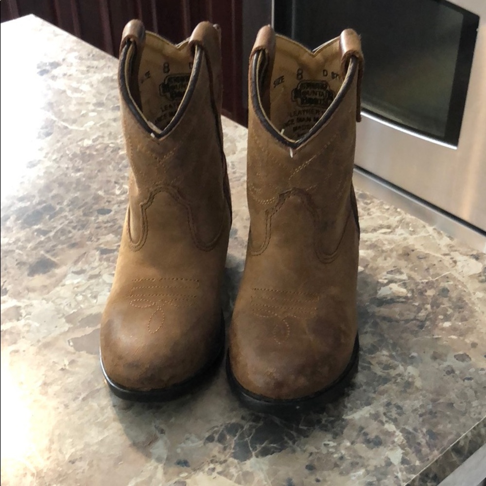 Genuine leather boots